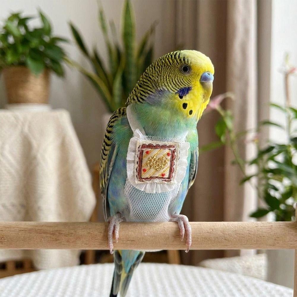 Adjustable Pet Parrot Diaper Snap-Closure Bird Vest Safety Parrot Nappy  for Cockatiel Pigeons