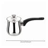 Turkish Coffee Pot with Lid Polished Compact for Home Kitchen