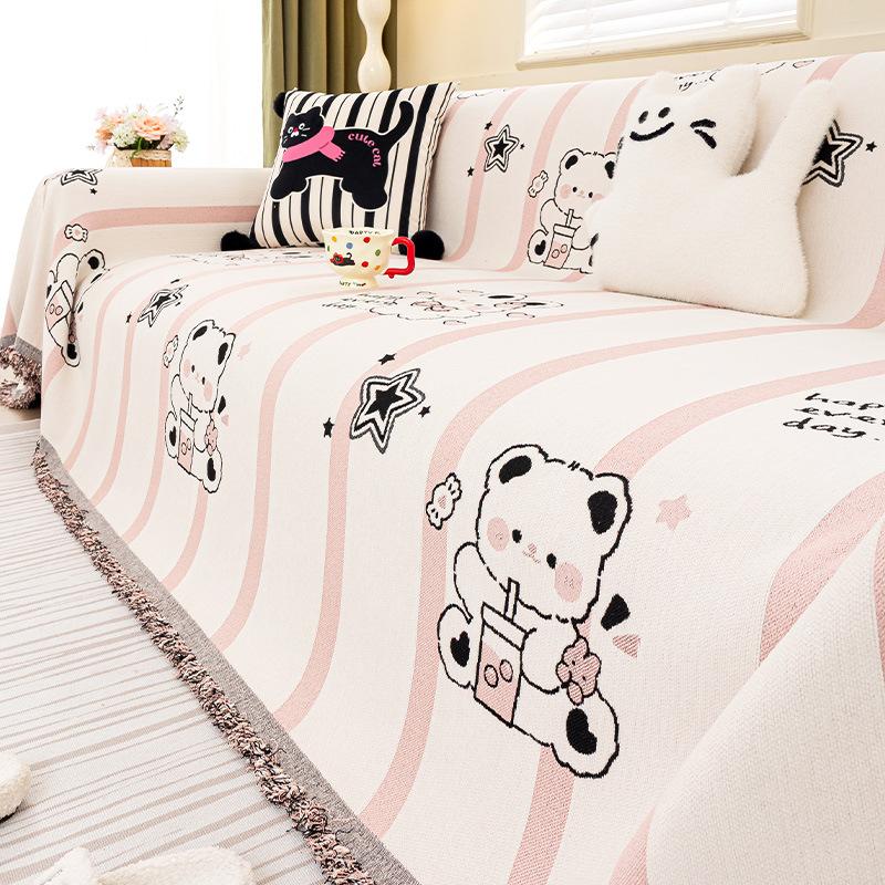 2025 new sofa towel full cover cloth four seasons universal wind fixed non-slip sofa cover cloth towel