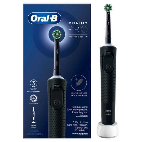 Oral-B Electric Toothbrush Vitality Pro 2 Minute Timer Black, 1 Piece