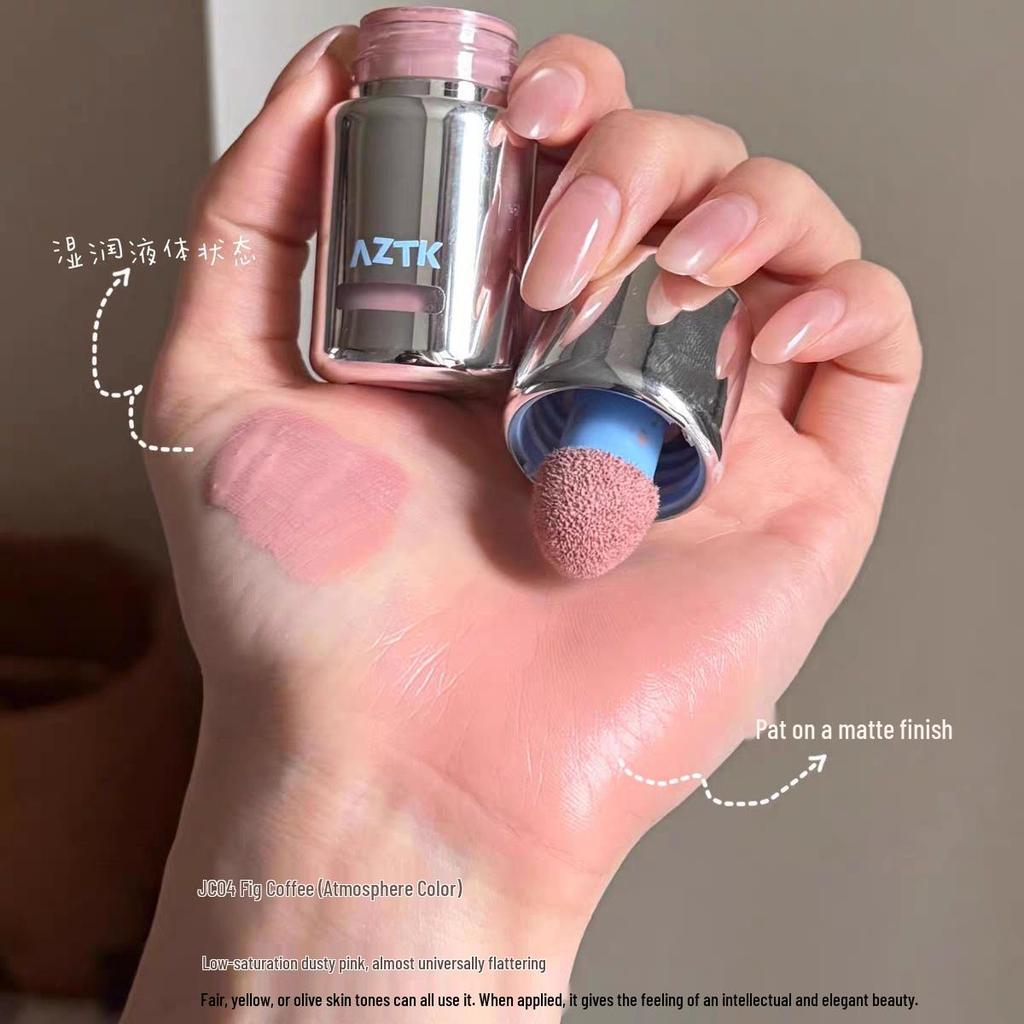 AZTK Vloeibare Blusher & Highlighter: Natuurlijke Matte Huidverbeteraar Crème