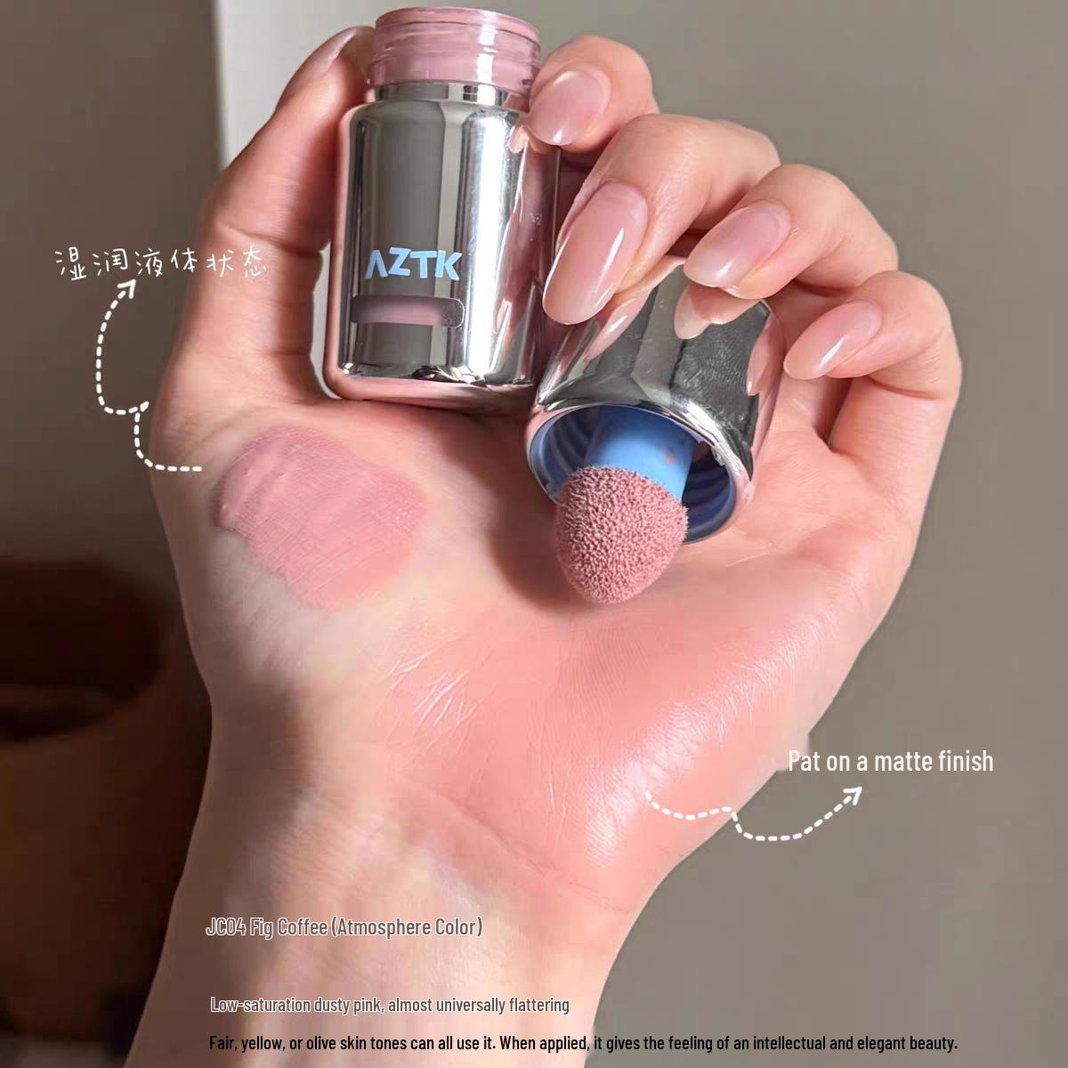 AZTK Flüssigrouge & Highlighter: Natürliche Mattierende Teint-Aufhellungscreme