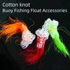 50pcs Fishing Tools Cotton Thread Knot Cotton Thread Bobber Looper Stop Knots   Fishing Gear