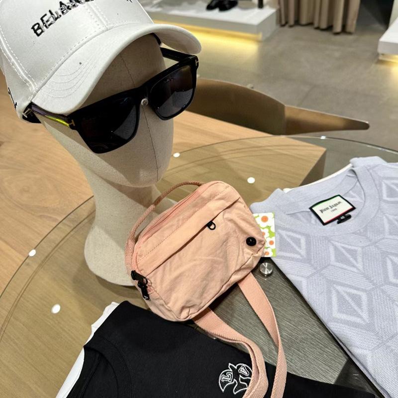 Macaron Small Square Bag Waterproof Lightweight Chest Bag Casual All-match Small Bag Single Shoulder Crossbody Phone Bag Portable