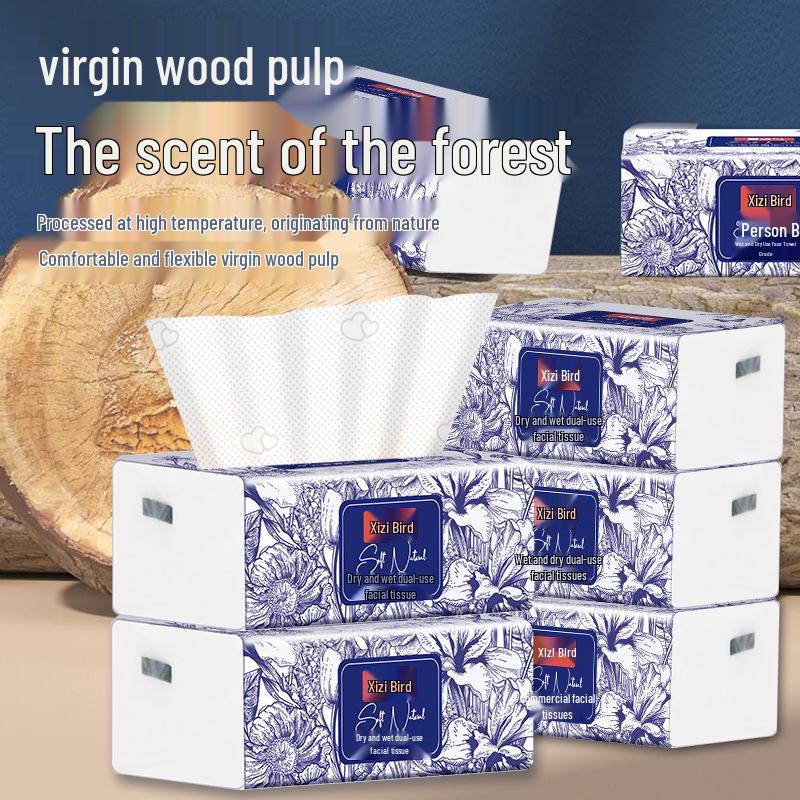 Durable Facial Tissue & Wet Wipes - 8 Pack for All-Purpose Use