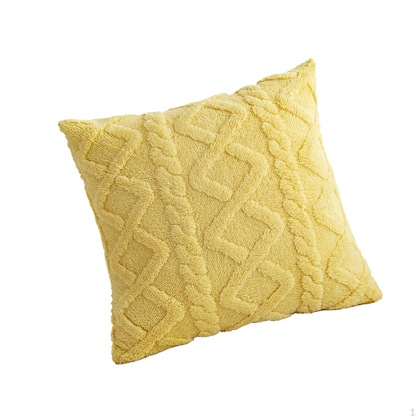 

Уютный чехол для подушки на диван, современный дизайн жёлтый