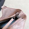 Damen Mode Große Kapazität PU Tragetasche Lässige Schulterhandtasche mit Verstellbarem Riemen