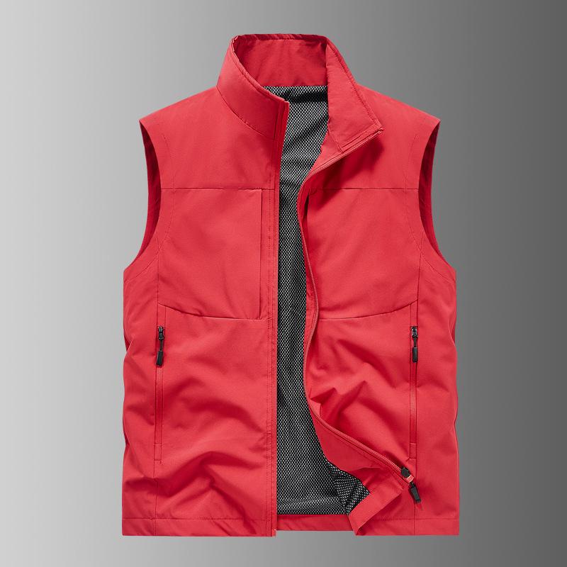 Men's Outdoor Quick-Drying Multi-Pocket Fishing & Mountaineering Vest - Waterproof & Sleeveless