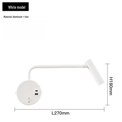 Oeny Rotatable USB Wall Lamp
