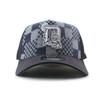 New Era 9FORTY Detroit Tigers MLB DENIM NAVY PATTERN COOPERSTOWN MESH BLUE A-FRAME CAP, 940AF, A-FRAME [Used]