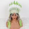 Handmade Soft Native American Style Indian Feather Headdress-Adjustable Custom Color Custom Size Comfortable Festivals Cosplay