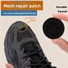 5er-Set Selbstklebende Schuhreparatur-Flicken | Strapazierfähige Netz- und Lederflicken für Sport- und Freizeitschuhe, Fersenschutz