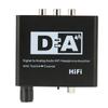 Digital to Analog Converter HD AC Digital to Analog L R RCA Converter with Volume Control for HDTV