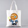 Shadow Milk Cookie Run Kingdom Pure Vanilla Cookie Women Canvas Tote Bags Handbags Shoulder Bags Shopping Handbag