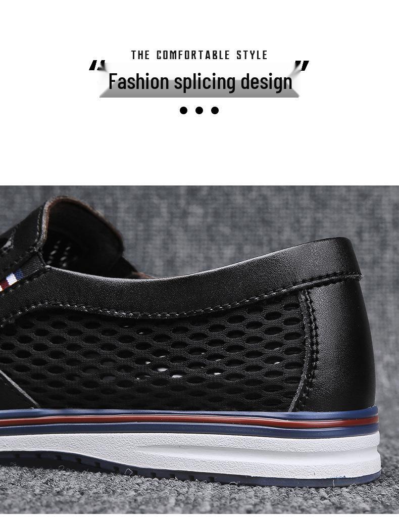 Men's Breathable Mesh Slip-on Shoes - Summer Casual Sock & Driving Style