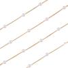 Simple Lady Pearls Sunglasses Chain Hanging Neck Anti-falling Eyeglass Cord Necklace