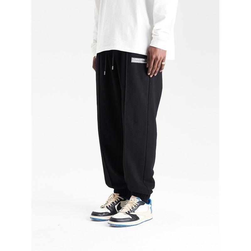 Harsh and Cruel Basic TPU Standard Jogger Pants Drawstring Knitted Loose Casual Track Sweatpants Cleanfit