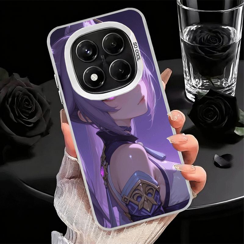 Genshin Impact Keqing Soft Phone Case for Xiaomi Redmi Note 13 14 15 Pro Plus 12S 12 11S 11 11T 10S 10 Shockproof Cover Back She