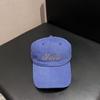 New Year's Simple Embroidered Letter Cap Children's Spring and Autumn Casual Polished Cotton Wide-brimmed Baseball Cap Men