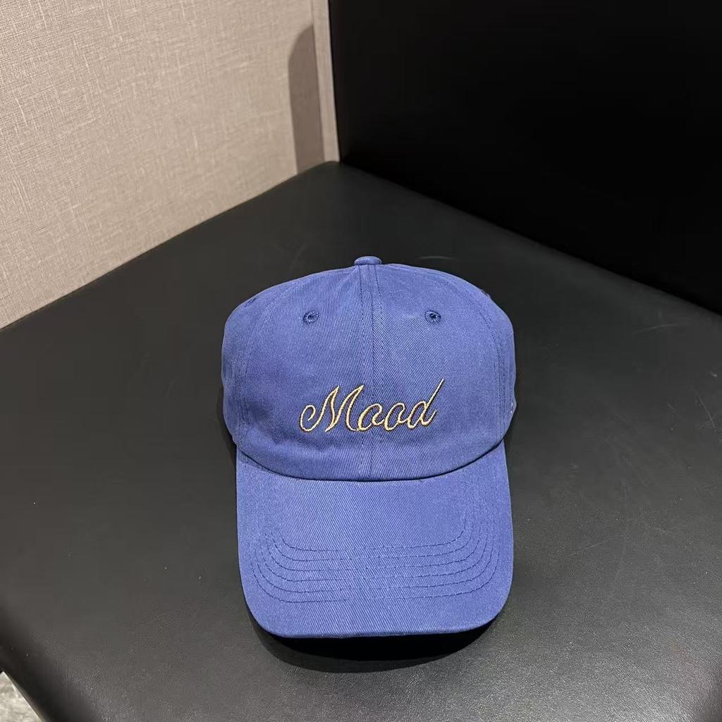 New Year's Simple Embroidered Letter Cap Children's Spring and Autumn Casual Polished Cotton Wide-brimmed Baseball Cap Men