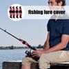 Fishing Bait Wraps Fishing Hook Cover Fish Lure Shield Bait Storage Protector Protective Easily See Lures Fishing Hook Covers