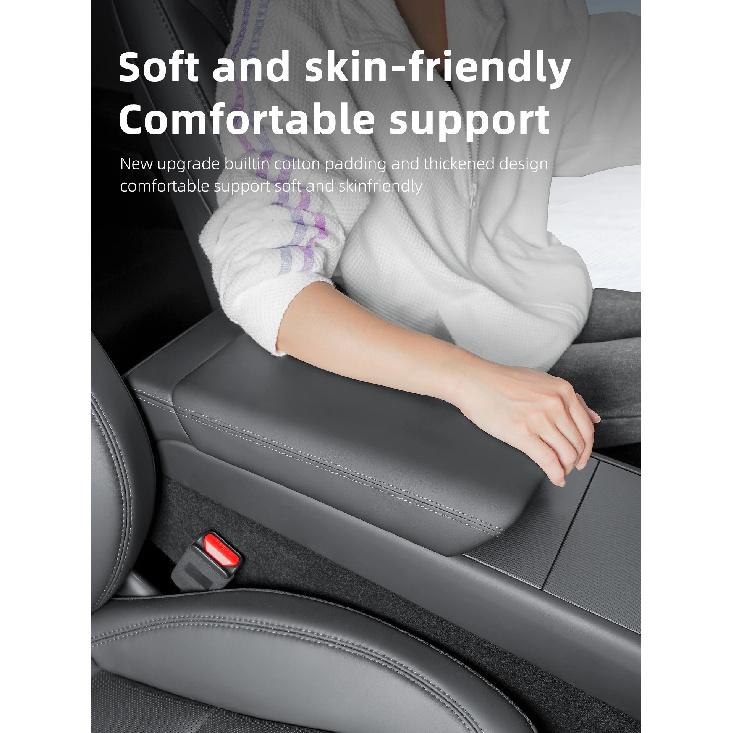 For Tesla Model Y Juniper Model 3 Highland Armrest Box Protect Cover Soft Case Center Console Anti-Scratch 2026 Car Accessories