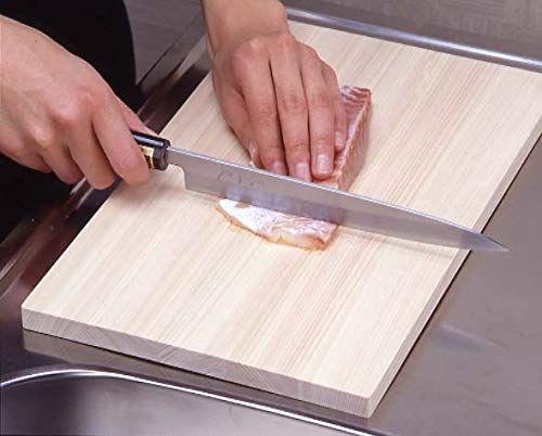 Sakai Sangyo Hinoki Lightweight Cutting Board (33.5 x 21 cm) - Dining Table, Cooking, Food Preparation, Lightweight, Double-Sided, Hygienic, Easy to U