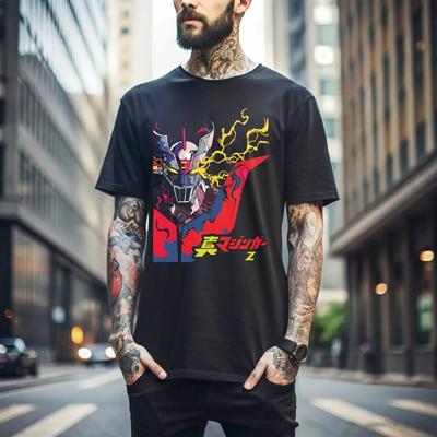 100% algodón TOPS CAMISETAS UNISEX HOMBRE MUJER Camiseta Gundam Wing Camiseta de Anime Japonés Camiseta de Manga Camiseta de Arte Gráfico Camiseta de Regalo 080