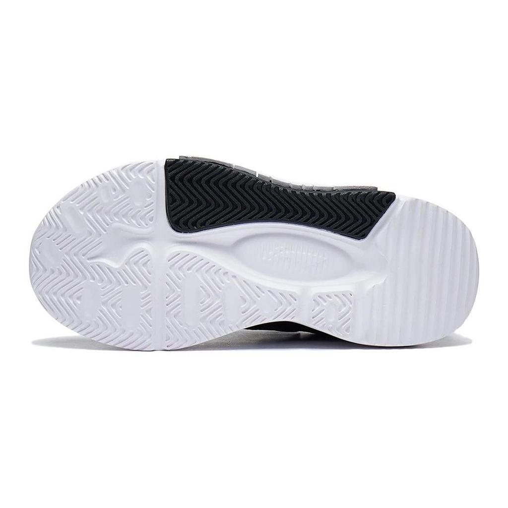 Li Ning Kids Fly V2 Comfortable Fashion Non-Slip Shock Absorption Low-Top Running Shoes Kids sneaker Black Red YKNT124-5