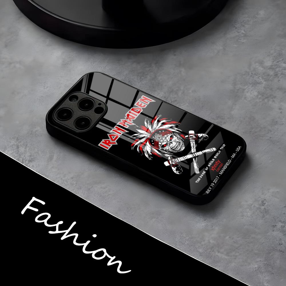 R-Run-To-The-H-Hills-Iron-M-MaidenES Phone Case For IPhone 17 Pro Max 16 15 14 Pro Max 13 11 X Xs Xr 8 7Plus Glass Cover