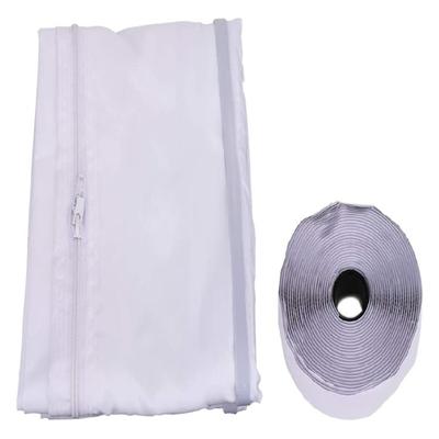 Air Exchange Guards Sliding Door Air Conditioner Sealing Cloth Snap Auto-Shut