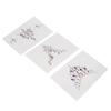 3PCS Breast Rhinestone Stickers Chest Jewelry Adhesive Patches Body Makeup Decoration Sticker