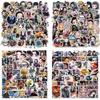 50 Removable Demon Slayer Stickers: Suitcase, Skateboard & Water Cup Decals - Japanese Anime Collection
