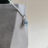 Серебряная подвеска с топазом 1.442ct (2207139)