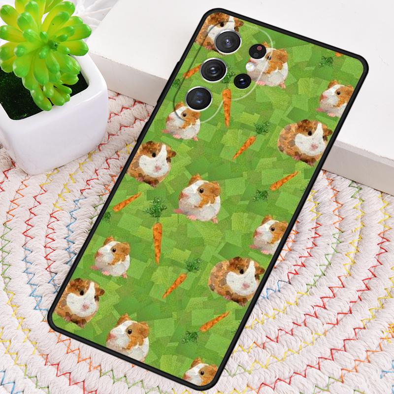 Guinea Pig Hamster Cute Silicone Phone Case For Samsung Galaxy note 10 pro S26 S25 S24 S23 S22 S21 Plus S25Ultra Capa Cover