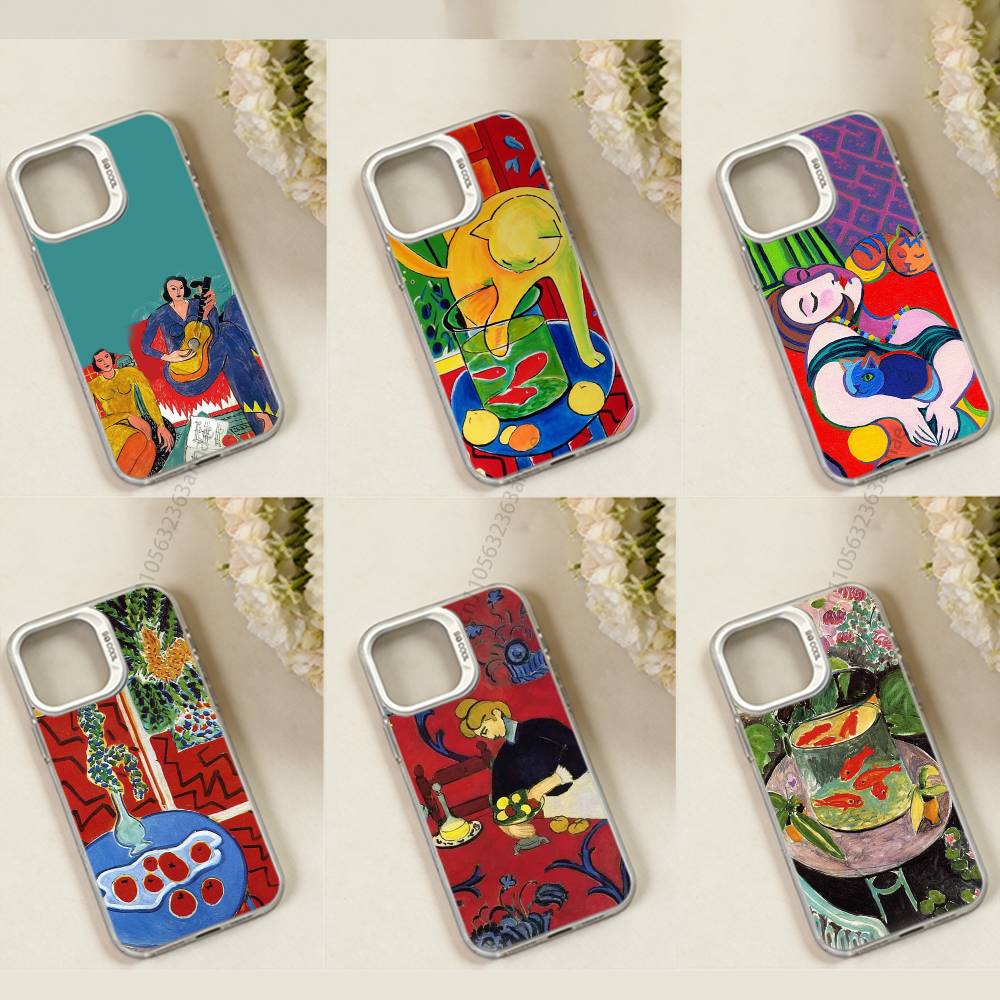 Henri Matisse Art Painting Phone Case for iPhone 15 16 Pro Max Air SE 11 13 Pro 14 Plus 12 11Pro 15Pro Max 16e Cover
