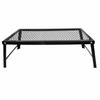 Outdoor Table with Metal Mesh Top Foldable for Backyard