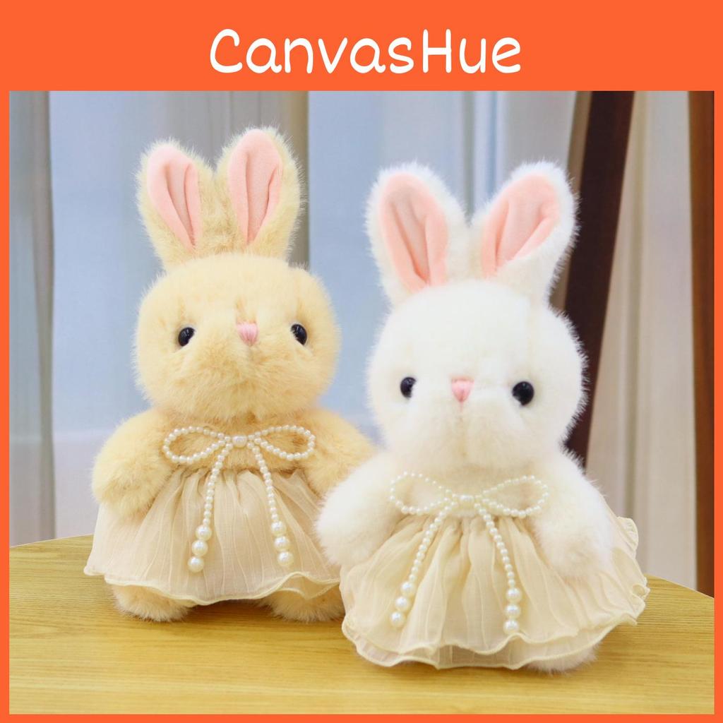Cute Rabbit Soft Plush Doll  With Soft Short Fur And Pp Cotton Filling Kids For