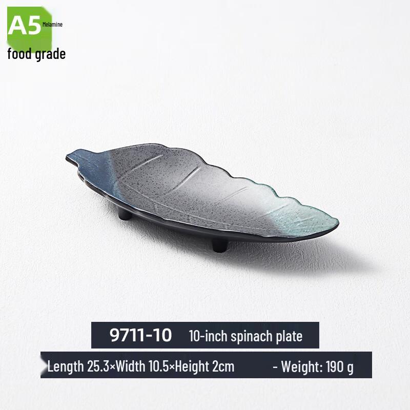 Japanese Style Melamine Restaurant Serving Plates 2-pack