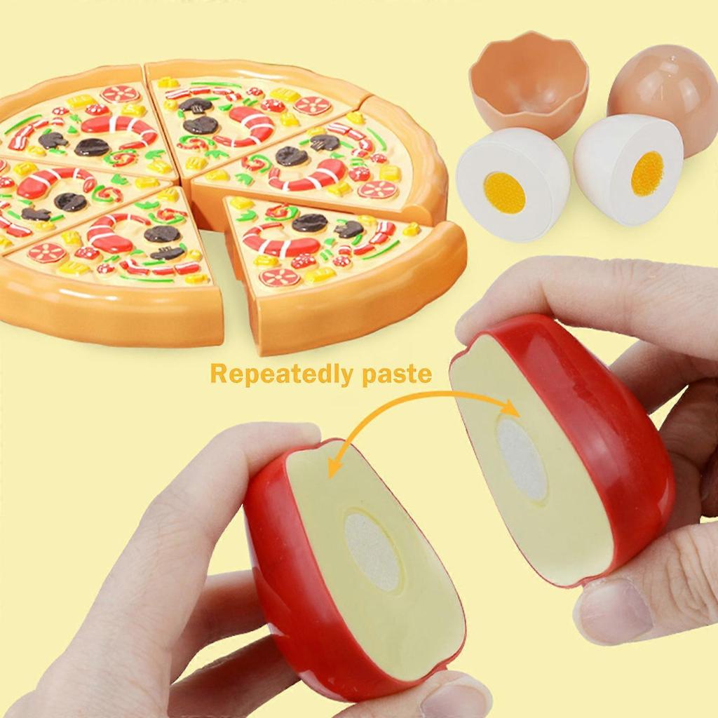 Pc Pretend Play Food Sets For Kids Kitchen Toy Food Cutting Fake Food Vegetables Play Kitchen Accessories Pretend Food Toys For Toddlers Boys Girls