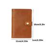 Compact Waterproof PU Leather Passports Holder Organizers For Cards Holder Travel Journal Lightweight Business Essential