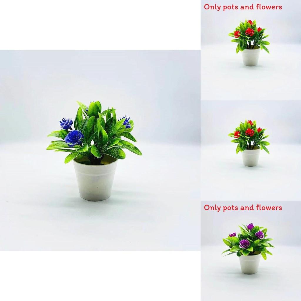 Plastic Flower Artificial Plants With Rose And Camellia For Indoor Decoration And Gift Ideas