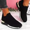 fashion 2024 New Hot Selling Women's Shoes Slip-on Women's Vulcanized Shoes Fashionable Elegant Flat Heel Breathable Sports Shoes