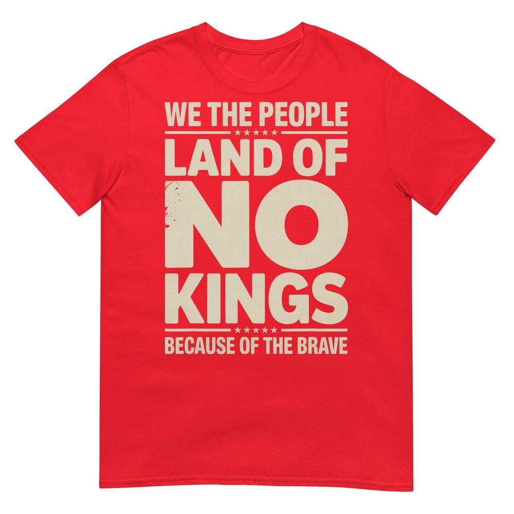 America Vintage No Kings Day Because Of The Brave Tshirt S