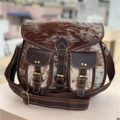 תיק עור על שיער לנשים פרה להסתיר Crossbody תיק נשים Totes שיער אמיתי