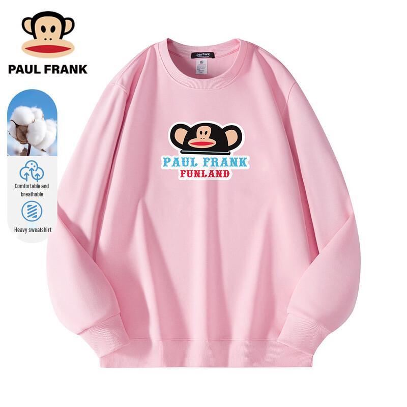 paul frank Men's Solid Color Casual Crewneck Sweatshirt