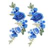 4pcs Iron On or Sew On Floral Appliques Handmade Iron On Patches  DIY Crafts Sewing