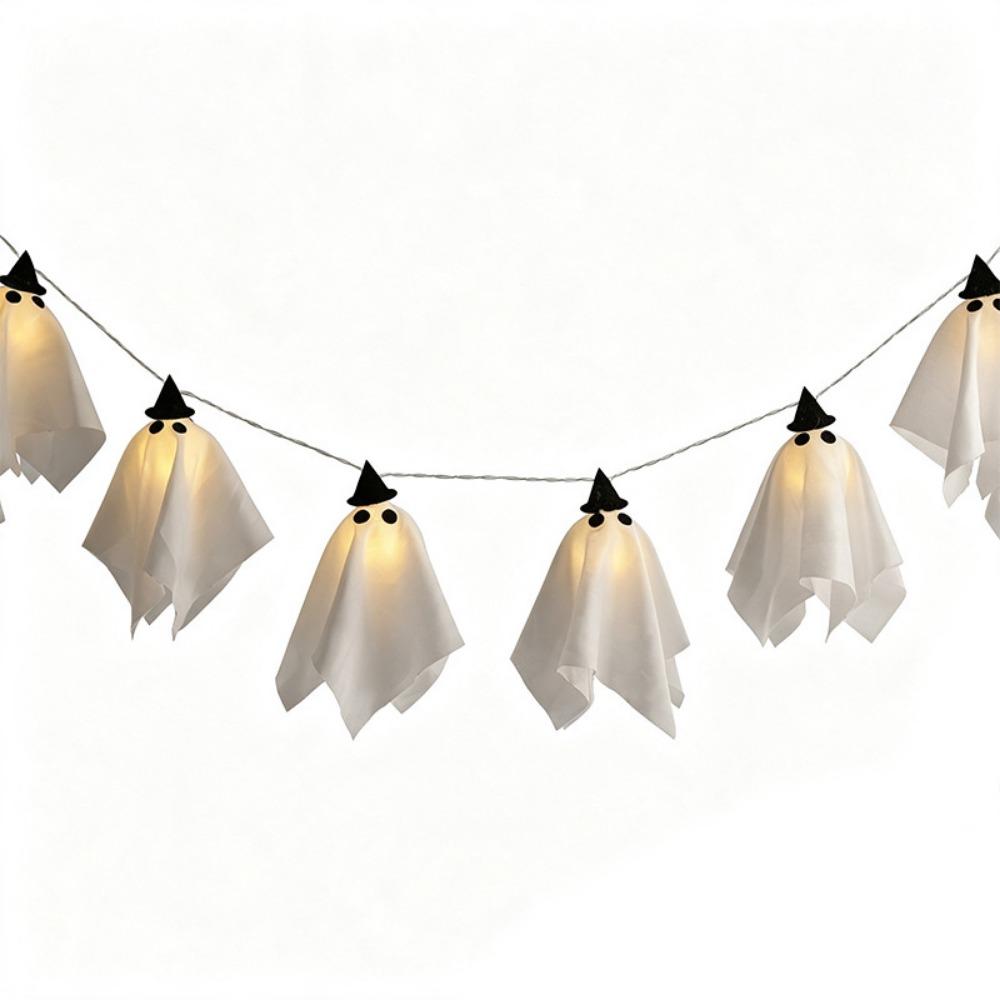 Spooky Halloween String Lights Warm White Decorative Lamp Lights  Outdoor Decoration