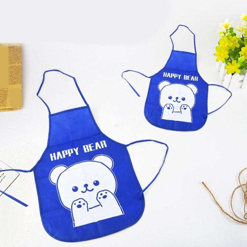 Kids Apron Kitchen Bib Apron for Cooking Painting Baking Chefs Costume Adjustable Child ApronsKid Funny Cooking Gifts