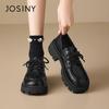 Josiny Women's Chunky Heel Loafers